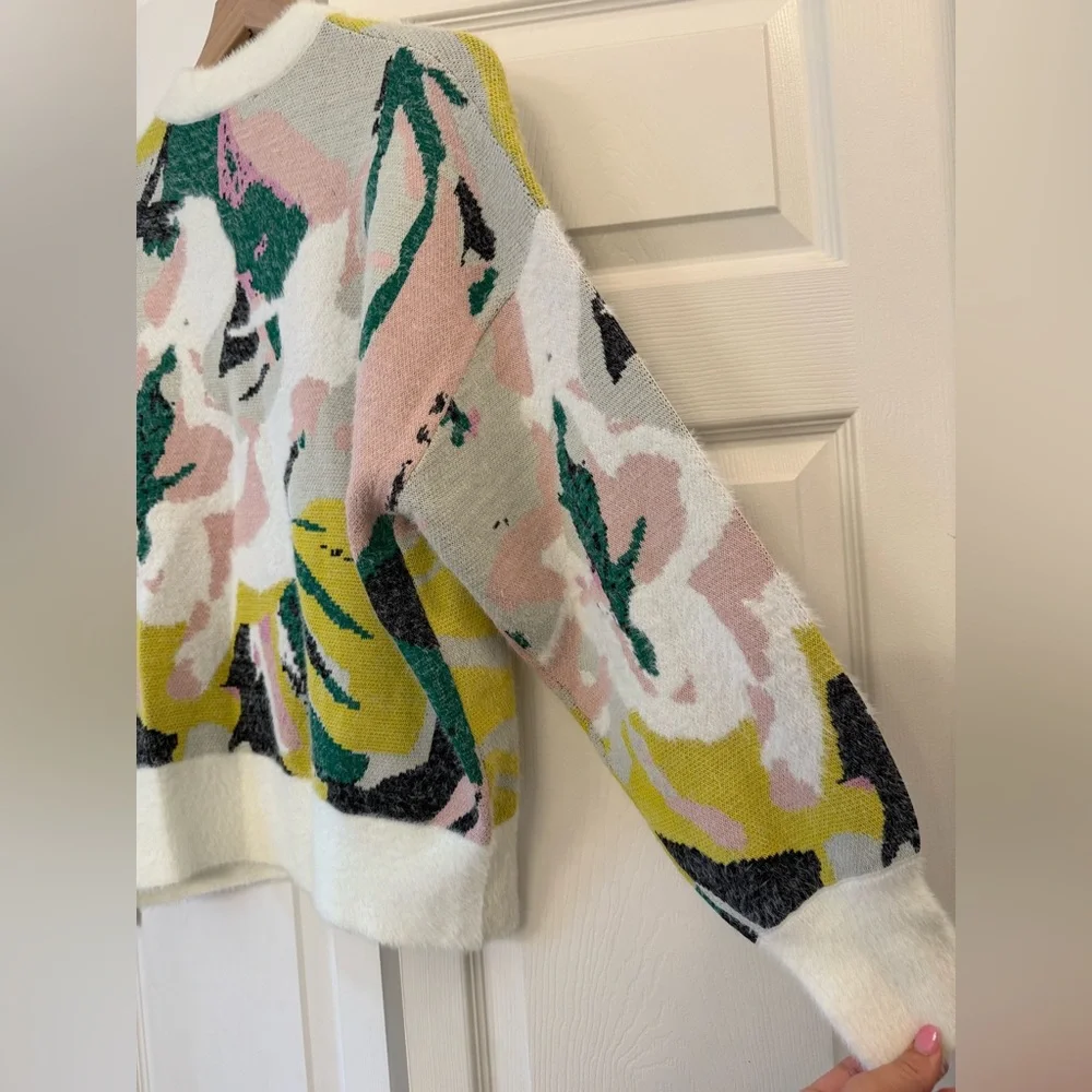 Desigual OVERSIZED ARTY JERSEY sweater - Picture 10 of 11